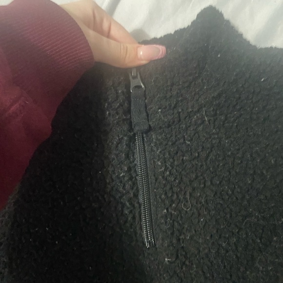 Gap kids XL black puffy slightly cropped sweater. - Picture 3 of 3